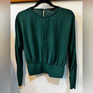 Express Emerald Green Blouse, Size XS, Great condition